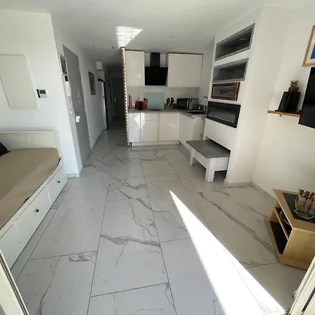 Lägenhet 110 M2 De Terras Vue Mer, Pieds Dans L Eau Pour 6 Pers Maxi Avec Clim Et Wifi Fibre Avec 390 Places De Parking Gratuites A Proximite