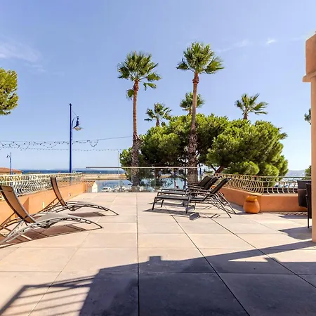 110 M2 De Terras Vue Mer, Pieds Dans L Eau Pour 6 Pers Maxi Avec Clim Et Wifi Fibre Avec 390 Places De Parking Gratuites A Proximite Apartman Hyères